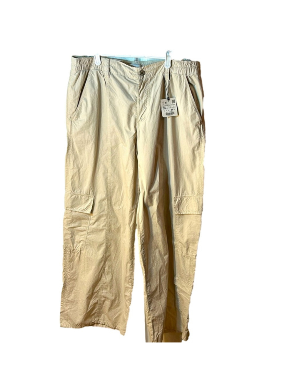 Zara beige NWT cargo utility pants size XL
